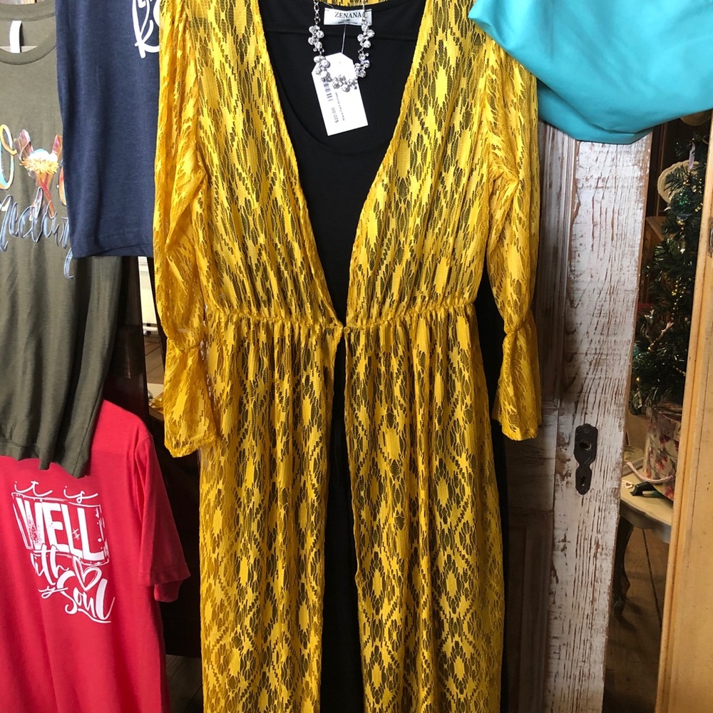 Crazy Train Mustard duster